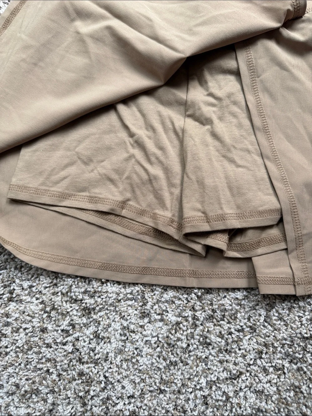 NWT OshKosh B'gosh Girl's Taupe/Tab/Khaki Skater Skort size 8
